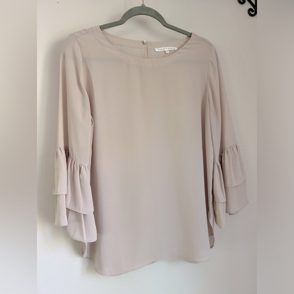 Sweet Bell Sleeve Blouse Violet & Claire